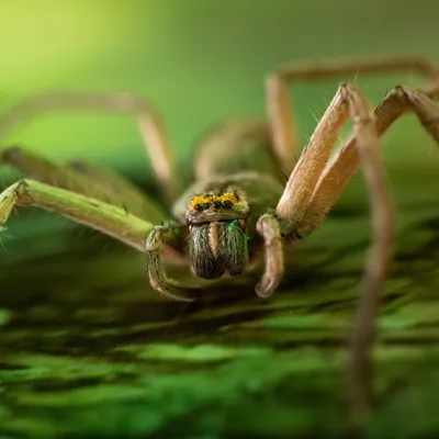 Green Bellied Huntsman 1