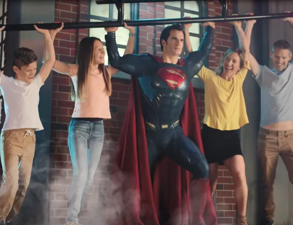 Justice League Lifting Helicopter