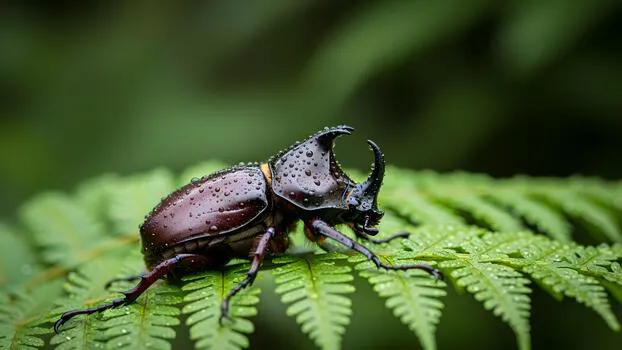 Rhinoceros Beetle At WILD LIFE Sydney Zoo 03